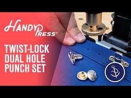 Achieve Perfect Holes Every Time with Twist-Lock Dual Hole Punch Set