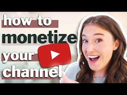 YOUTUBE MONETIZATION EXPLAINED | How to make money on YouTube + tips to become eligible FAST