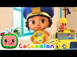 Nina's Wheels On The Bus Song - Play Pretend | CoComelon 🍉 | Nursery Rhymes For Kids