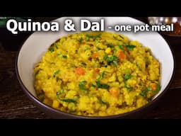 Quinoa Lentil Vegetable Meal - Nutritious and Protein-Packed Dish! Kichdi