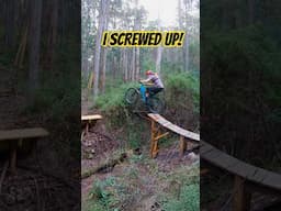 I Screwed Up! #mtb #trailbuilding #bike