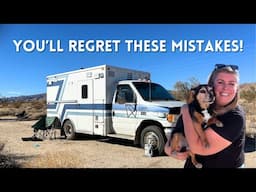 4 Emotional Mistakes that WILL RUIN Your VanLife Dreams!