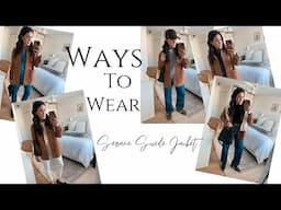 Ways To Wear ~ Sezane Suede Will Jacket