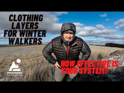 The Winter Layering System | Hiking Walking Wild Camping | Crockern Tor Dartmoor | Outdoor Clothing