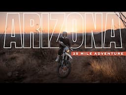 25 Miles of Arizona Single Track On My Surron Ultra Bee