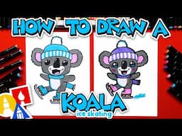 How To Draw A Koala Ice Skating