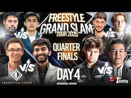 Gukesh vs Caruana, Magnus vs Nodirbek, | Quarter Finals Day 2 | Freestyle Chess Grand Slam Tour 2025