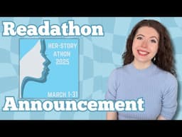 Herstoryathon 2025 Announcement 📚 March 1-31- Womens History Month Readathon