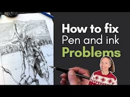 How to Fix Pen and Ink Problems | Overlaps and Edges in Illustrations