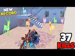 My NEW Highest Kills Record in This New Update in BGMI • (37 KILLS) • BGMI Gameplay