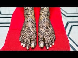 New Bridal Mehndi Delhi to Alighar | Full Bridal Mehndi Design | Raj Mehandi Designer #viralvideo