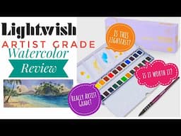 Cheapest Artist Grade Watercolor Set? Lightwish Artist Grade 24 Colors Set Review