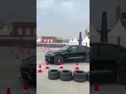 2025 Porsche Macan EV in action at Bharat Mobility Global Expo -  Launched at ₹1.21 crore