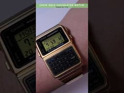 This Is The Grandfather Of All Smart Watch! ⌚️(Casio Gold Calculator Module No.3228)  #shorts