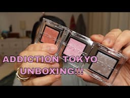 UNBOXING & SWATCHING MY ADDICTION TOKYO HAUL! | Eyeshadow, Blush, Lipsticks & Powder