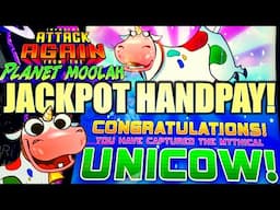 ★JACKPOT HANDPAY!★ UNICOW CAPTURED! NEW INVADERS ATTACK AGAIN FROM THE PLANET MOOLAH 🐮 Slot Machine