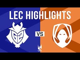 G2 vs TH Highlights | LEC 2025 Winter Split Week 3 Day 3 | G2 Esports vs Team Heretics