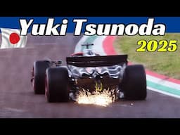 Yuki Tsunoda Training Day with 2023 AlphaTauri AT04 (Las Vegas Livery) - Imola, January 21, 2025