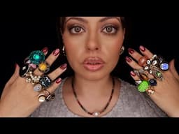 ASMR| Ring Collection - Tingles for the Jewelry Lovers - Scratching & Tapping, Click Clacking