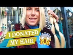 I DONATED MY HAIR ♡ 24 hour home vlog