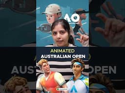 Australia is Broadcasting Animated Tennis Matches! #australianopen