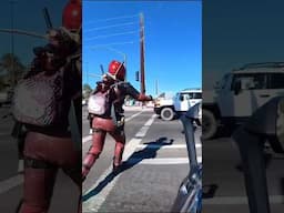 Trick or Treating in Traffic