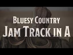 Blues (Country) Jam Track in A | Slow | Easy Guitar | Basic Guitar