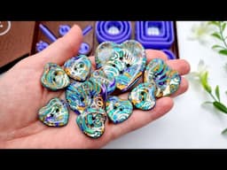 How to make Polymer Clay Buttons covered with UV Resin.