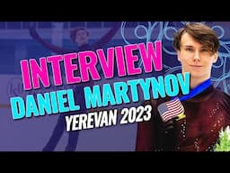 Junior Men Winner Interview | Daniel Martynov (USA) | Yerevan 2023 | #JGPFigure