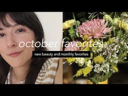 october favorites and new beauty | merit, act+acre,  marie veronique