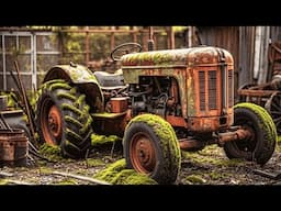 Fully restoration old rusty KUBOTA L1801 tractor | Restore and repair antique old KUBOTA plow