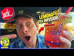 Jack In The Box® Lemon Razz Lemonade Tea Infusion Review 🃏🍋🫐🧋 ⎮ Peep THIS Out! 🕵️‍♂️