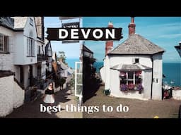 Things to Do in Devon: Clovelly Village and Secret Cafe on Barricane Beach (Travel Vlog)