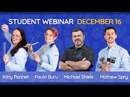 Student Webinar 16 December 2024 - 08:00 PM