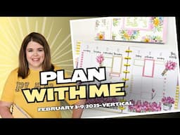 Plan with Me- February 3-9, 2025, Vertical Planner