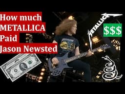 How much METALLICA paid JASON NEWSTED