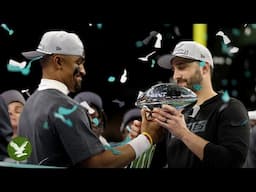 Live: Eagles head coach Nick Sirianni and MVP Jalen Hurt speak after Super Bowl LIX win