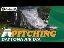 Outwell Daytona Air Awning Pitching & Packing Video