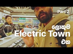 චීනෙ තියෙන ලොකුම Electric Town එකට ගියා | Part 2