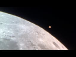 Video of Mars Really Close to the Moon