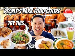 Best Eats at People's Park Food Centre Singapore! 🇸🇬 Singapore Chinatown Street Food Tour!