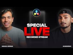 Special Live!!! - World's BEST Free DaVinci Resolve Course (Hindi) Launch @Themraadul