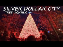 Christmas Tree Lighting At Silver Dollar City In Branson 2024 - Beautiful!