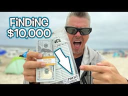 Finding $10,000 at Beach Prank - PART 1!