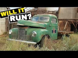 LOCKED UP: Classic Farm Truck Rescued After 30 Years | 1947 International KB3 | RESTORED