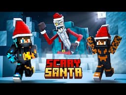 Playing Minecraft Scary Christmas Mod😱