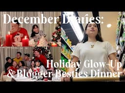 December Diaries: Holiday Glow-Up & Blogger Besties Dinner | Nicole Andersson