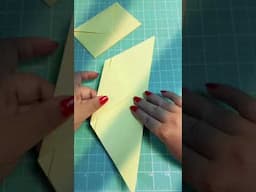 Origami Dobradura Envelope #diy #origami #dobradura #dobradurafacil #envelope #alinnemarques #paper