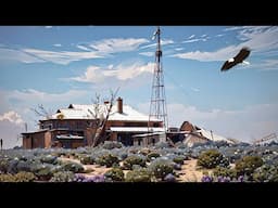 Abandoned Australian Outback Homestead And Graveyard