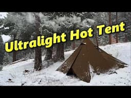 Solo Winter Backpacking | Ultralight Hot Tent